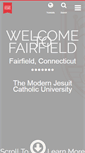 Mobile Screenshot of fairfield.edu